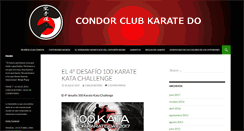 Desktop Screenshot of condorkarate.com